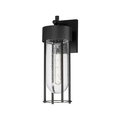 Maxim Millennial Outdoor Wall Sconce in Black 30582CDBK