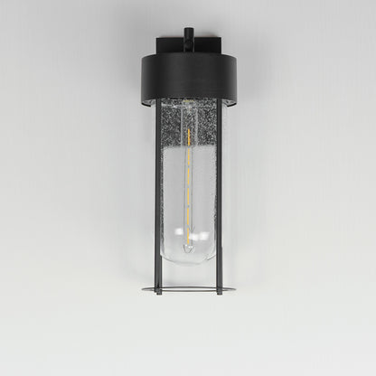 Maxim Millennial Large Outdoor Wall Sconce in Black 30584CDBK