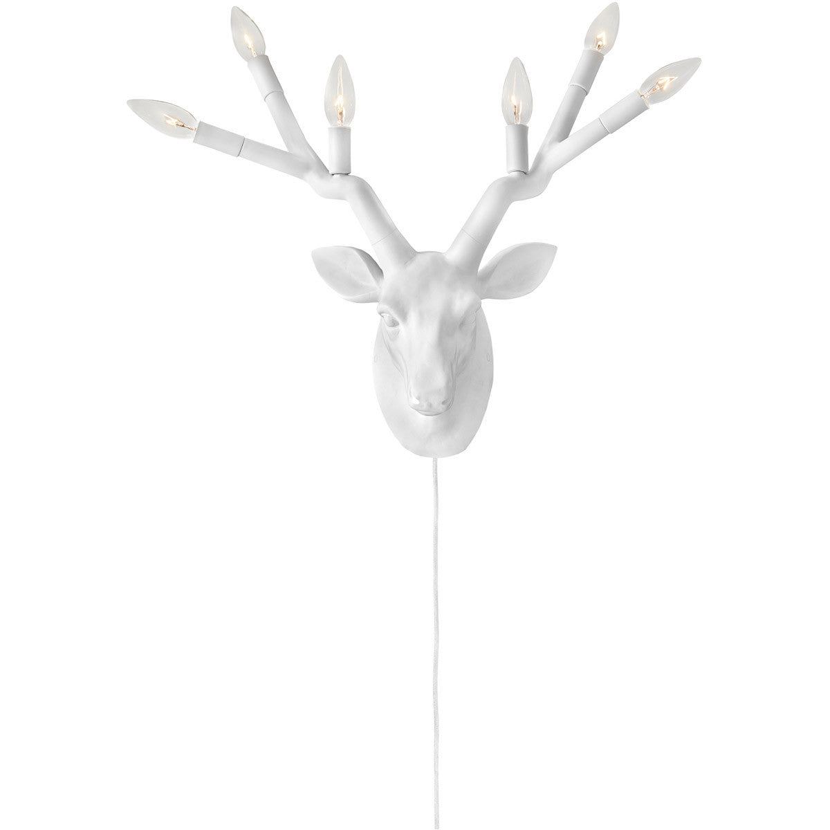 Hinkley Lighting Stag Six Light Sconce Chalk White 30602CI