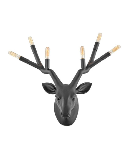 Hinkley Lighting Stag Six Light Sconce Black 30602BK