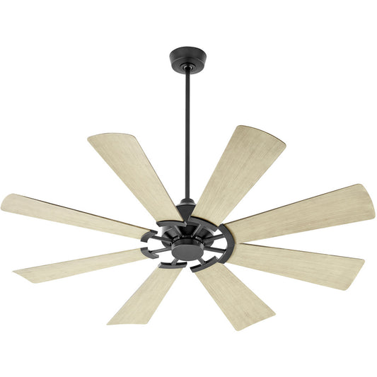 Quorum Mod Patio Fan in Matte Black  30608-59