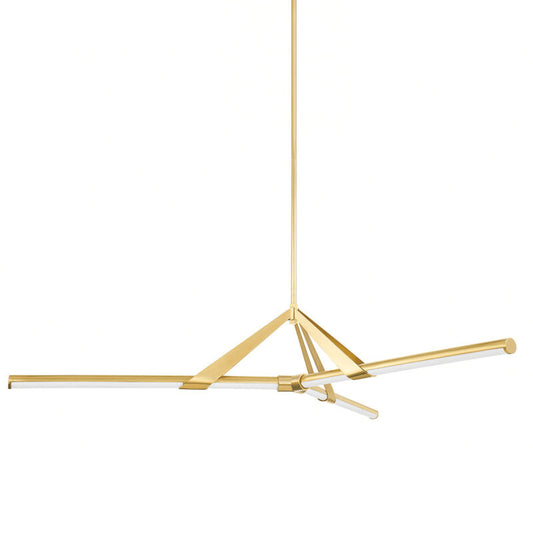 Hudson Valley Lighting Jonas Chandelier in Aged Brass 3062-AGB