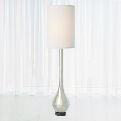 Global Views Bulb Floor Lamp Nickel 9.93168