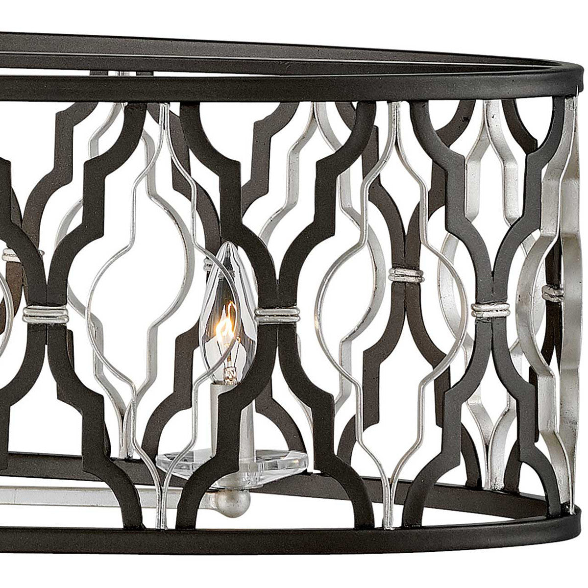 Hinkley Lighting Portico Six Light Open Frame Linear Glacial 3068GG