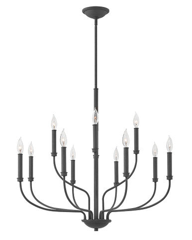 Hinkley Lighting Alister Large Two Tier Buckeye Bronze 3078KZ