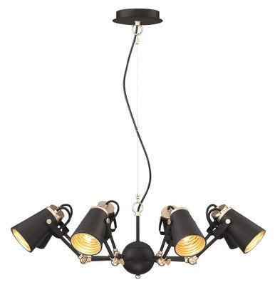 Arnsberg Edward Pendant in Black / Gold 308800832