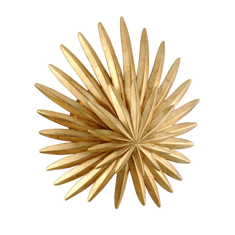 Corbett Lighting Savvy Wall Sconce in Vintage Gold Leaf 309-11-VGL