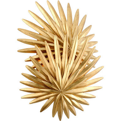 Corbett Lighting Savvy Wall Sconce in Vintage Gold Leaf 309-12-VGL