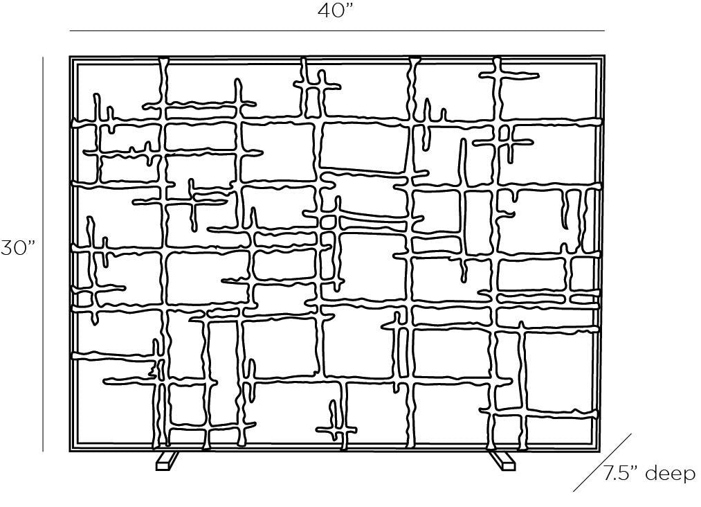 Arteriors Home Petrova Fire Screen 3100