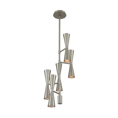 Kalco Milo 10 Light Foyer Chandelier 310472SN