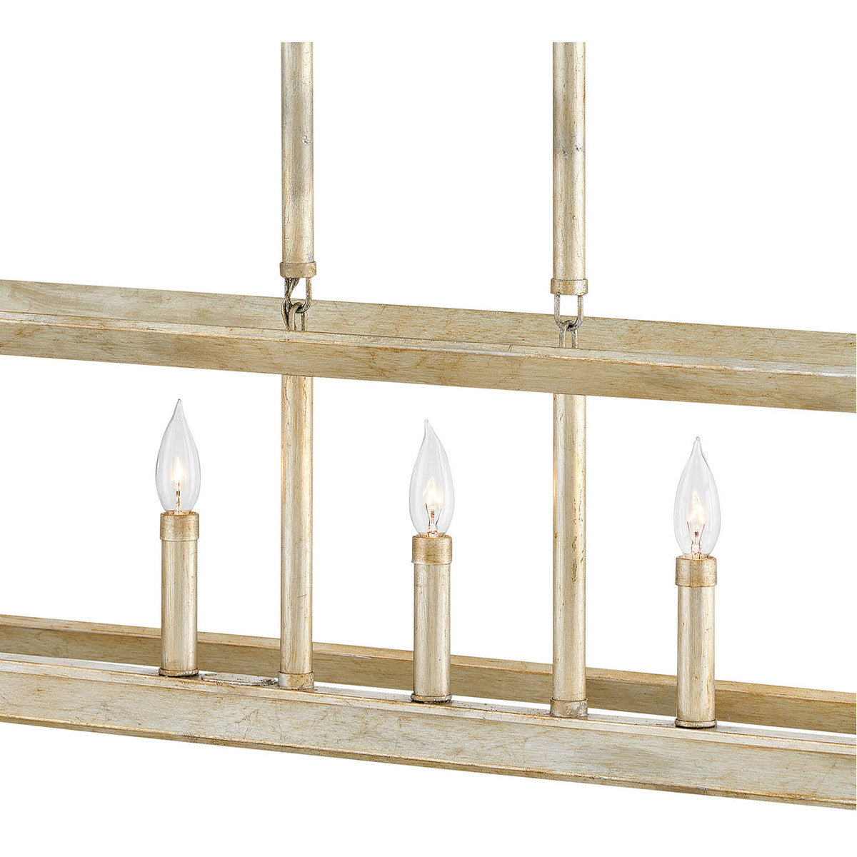 Hinkley Lighting Tinsley Five Light Linear Silver Leaf 3105SL