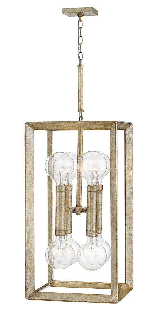 Hinkley Lighting Tinsley Large Open Frame Silver Leaf 3108SL