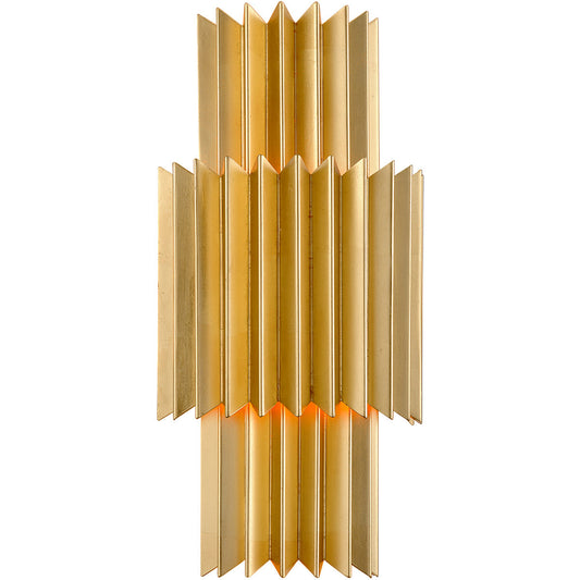 Corbett Lighting Moxy Wall Sconce in Gold Leaf 311-13