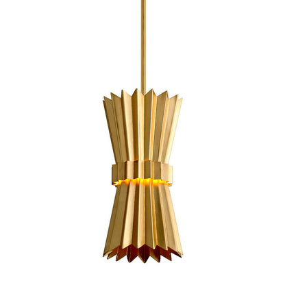 Corbett Lighting Moxy Pendant in Gold Leaf 311-41