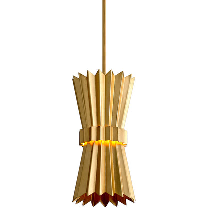 Corbett Lighting Moxy Pendant in Gold Leaf 311-41