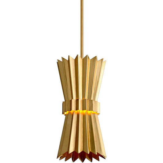 Corbett Lighting Moxy Pendant in Gold Leaf 311-41