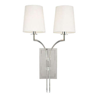 Hudson Valley Lighting Glenford Wall Sconce in Polished Nickel 3112-PN