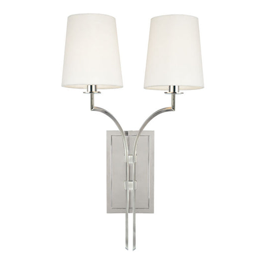 Hudson Valley Lighting Glenford Wall Sconce in Polished Nickel 3112-PN