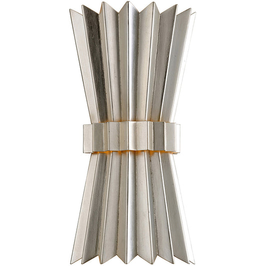 Corbett Lighting Moxy Wall Sconce in Silver Leaf 312-12