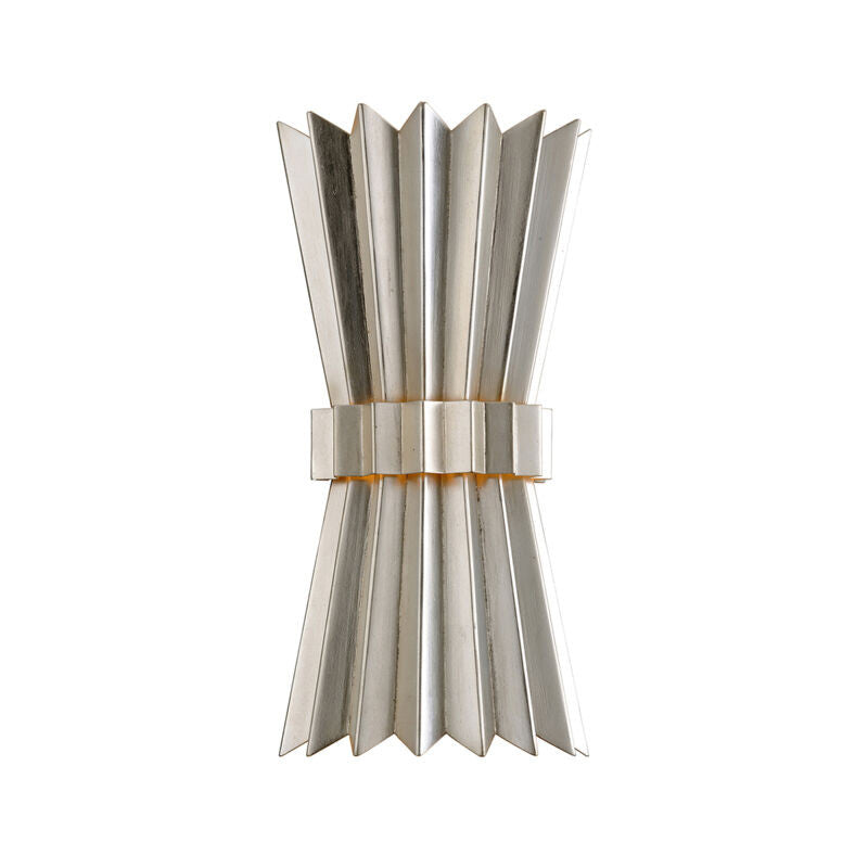 Corbett Lighting Moxy Wall Sconce in Silver Leaf 312-12