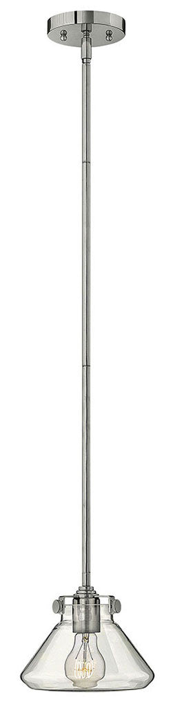 Hinkley Lighting Congress Small Retro Glass Pendant Chrome 3136CM