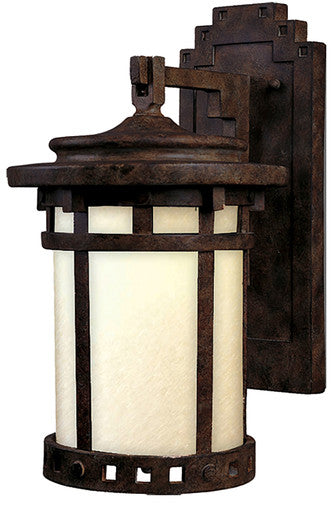 Maxim Santa Barbara Dark Sky 1-LT Outdoor Wall Lantern in Sienna 3143MOSE