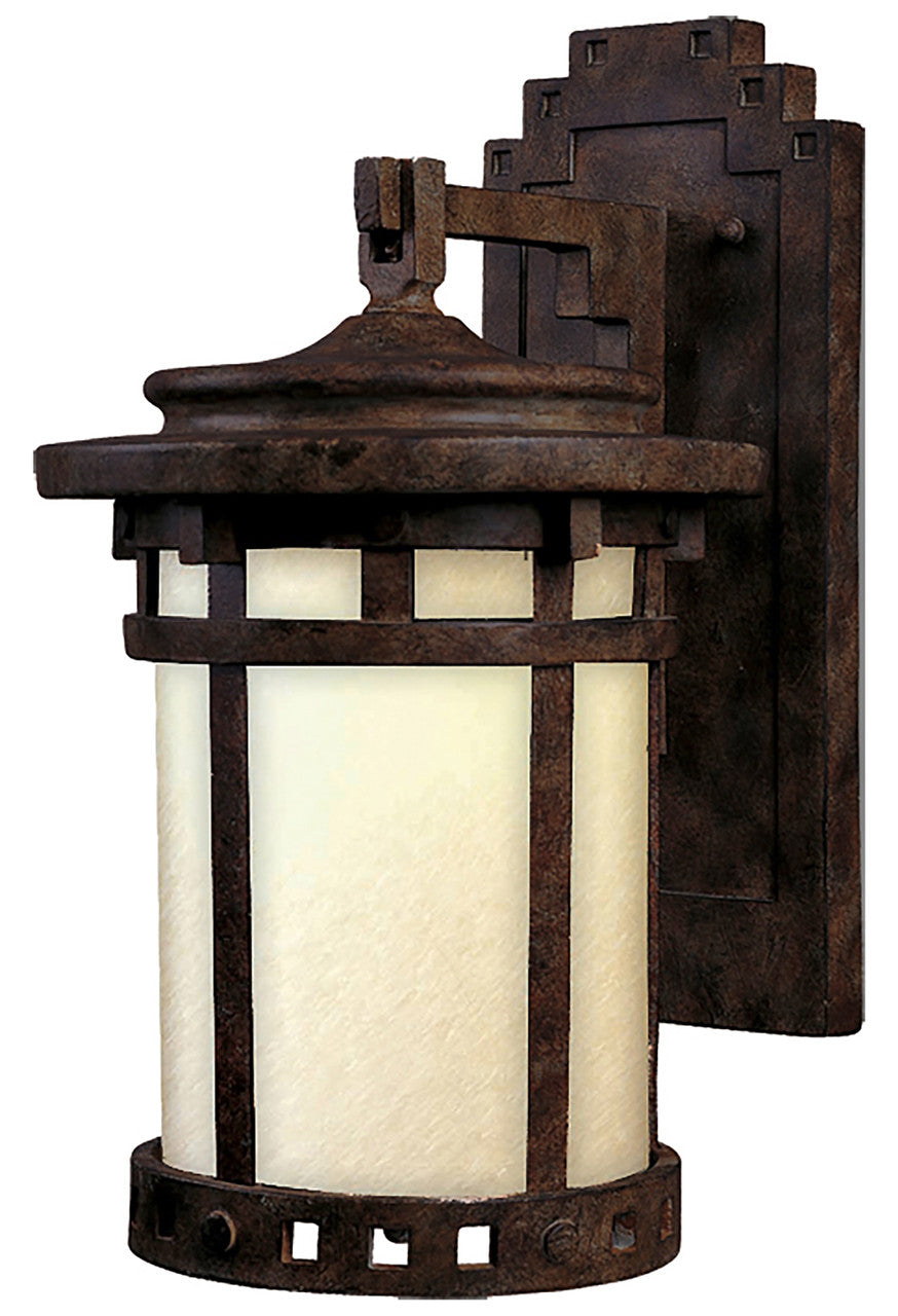 Maxim Santa Barbara Dark Sky 1-LT Outdoor Wall Lantern in Sienna 3144MOSE