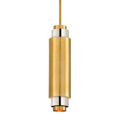 Corbett Lighting Sidcup Pendant in Vintage Polished Brass And Nickel 315-42