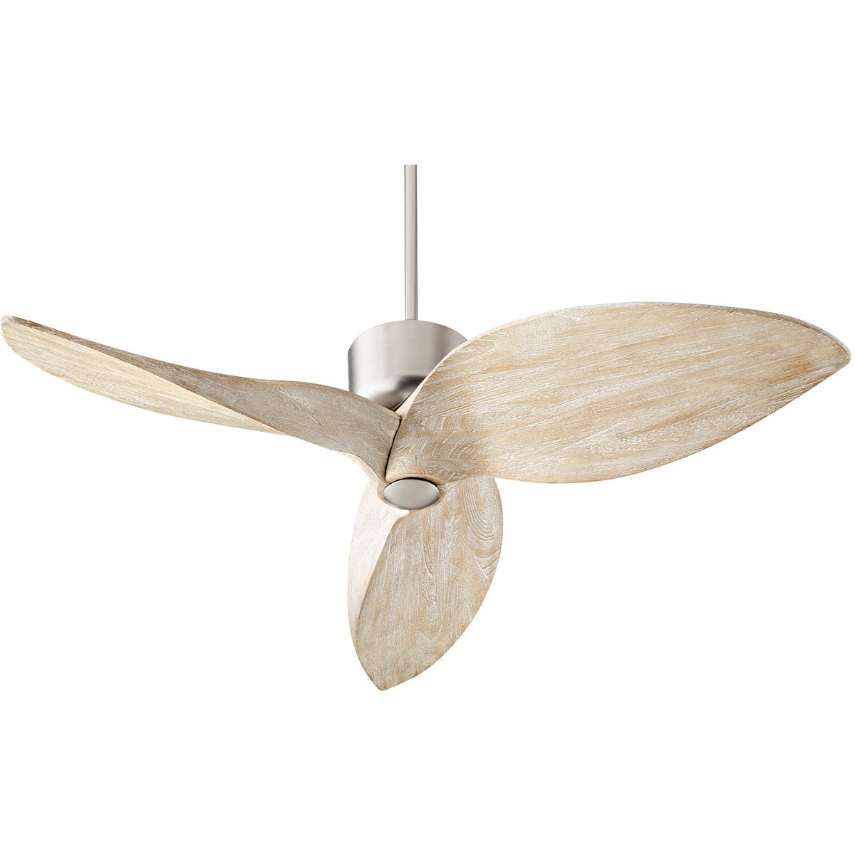 Quorum Hawkeye Ceiling Fan in Satin Nickel 31523-65