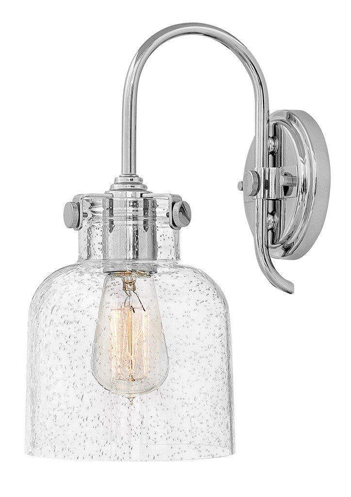 Hinkley Lighting Congress Cylinder Glass Single Light Sconce Chrome 31700CM