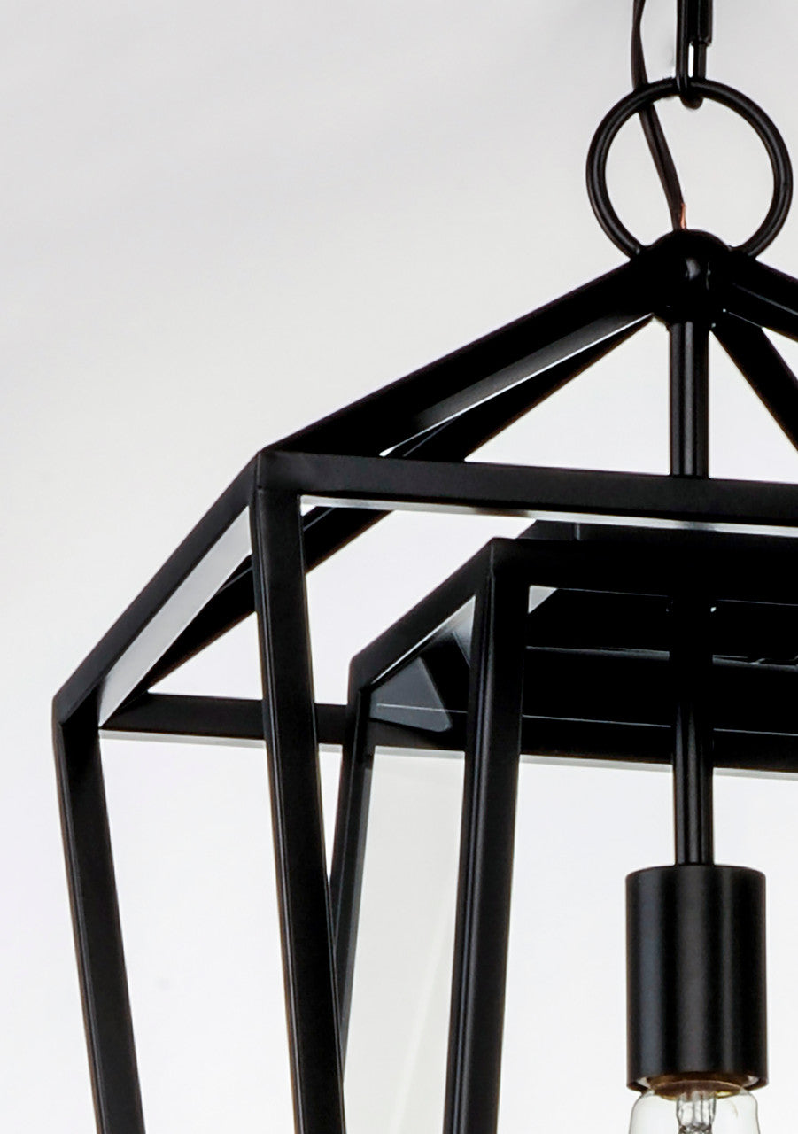 Maxim Artisan 1-Light Outdoor Pendant in Black 3178CLBK