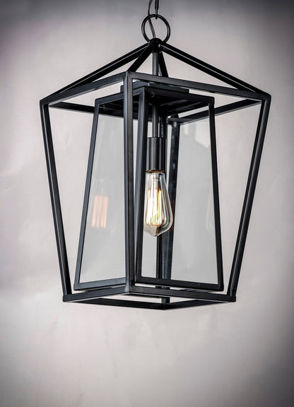 Maxim Artisan 1-Light Outdoor Pendant in Black 3178CLBK