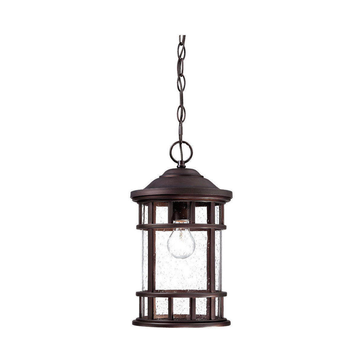 Acclaim Lighting Vista II 1-Light Architectural Bronze Hanging Light in Architectural Bronze 31946ABZ