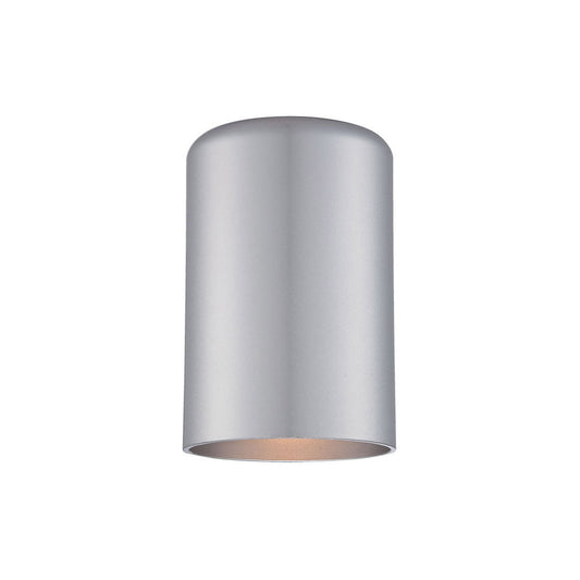 Acclaim Lighting 1-Light Brushed Silver Cylinder Wall Sconce in Brushed Silver 31992BS