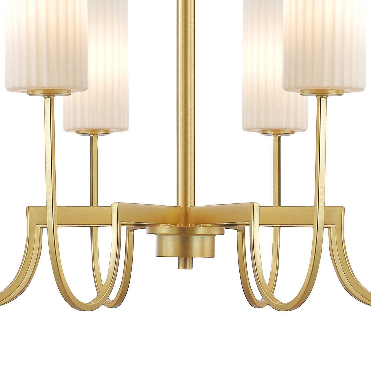 Maxim Town & Country 8-Light Chandelier in Satin Brass 32008SWSBR