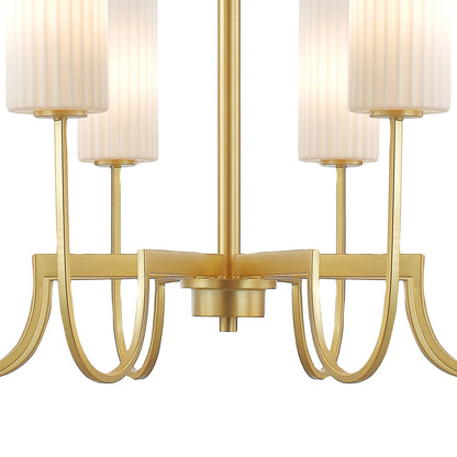 Maxim Town & Country 8-Light Chandelier in Satin Brass 32008SWSBR