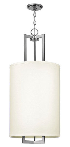 Hinkley Lighting Hampton Large Drum Pendant Antique Nickel 3205AN