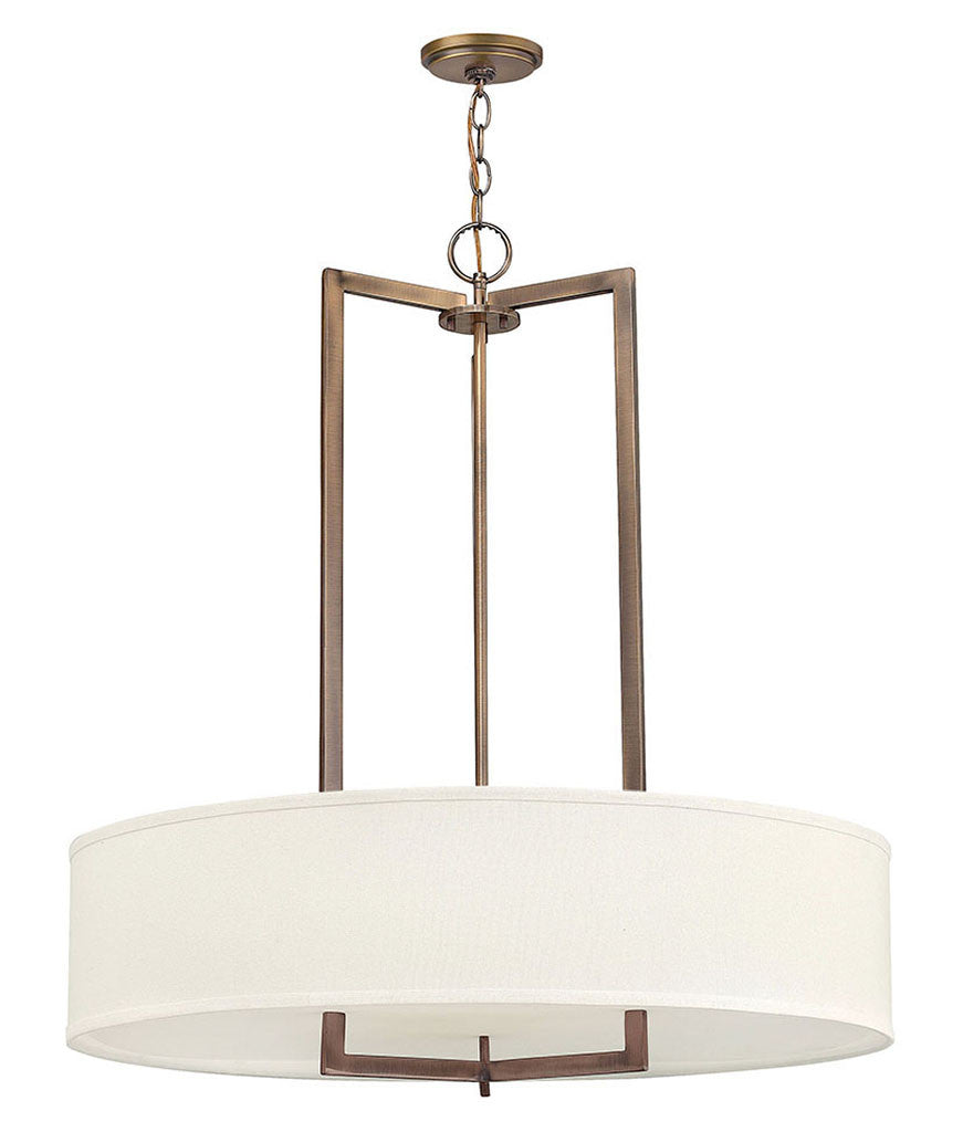 Hinkley Lighting Hampton Large Drum Brushed Bronze 3206BR