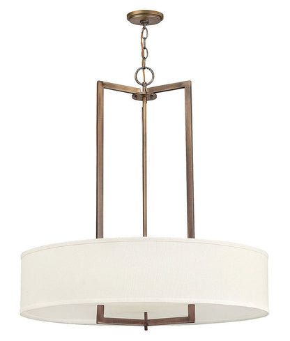 Hinkley Lighting Hampton Large Drum Brushed Bronze 3206BR