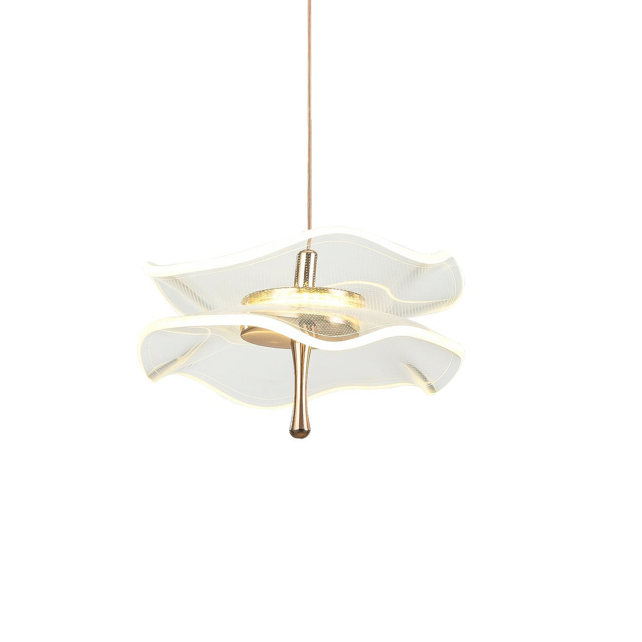 Arnsberg Butterfly 1-Light LED Pendant in Black/Gold 320710132