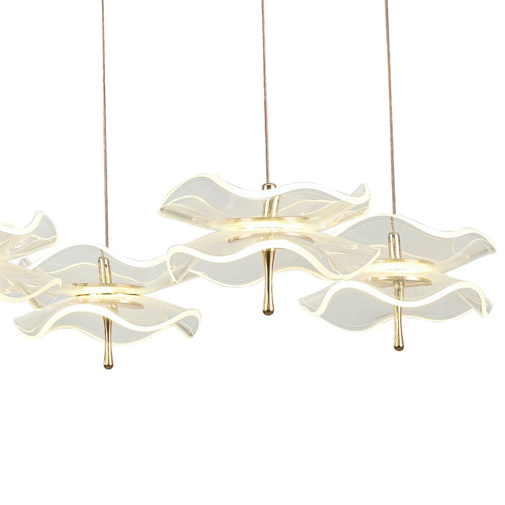 Arnsberg Butterfly 6-Light LED Pendant in Black/Gold 320710632