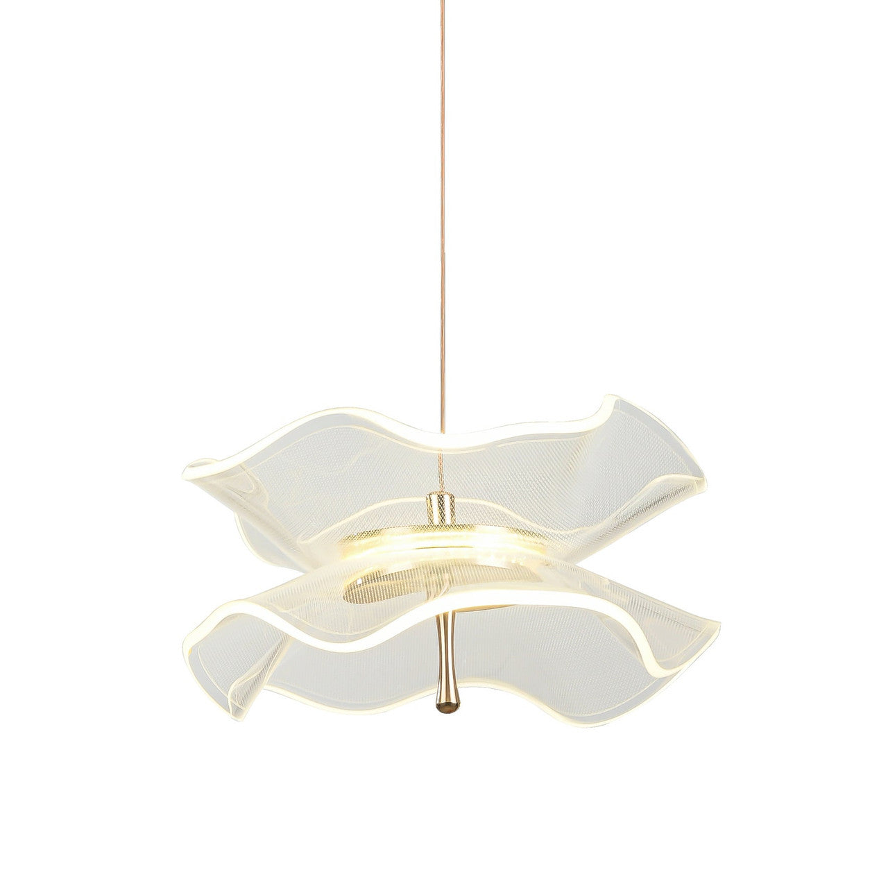 Arnsberg Butterfly 1-Light LED Pendant - Large in Black/Gold 320770132