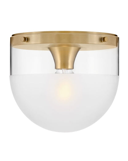 Hinkley Lighting Beck Small Flush Mount in Lacquered Brass 32081LCB