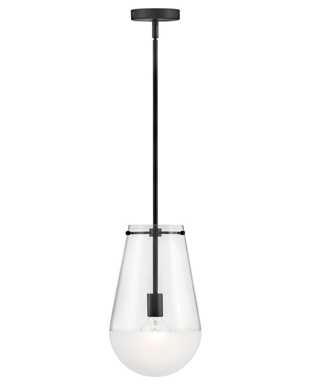 Hinkley Lighting Beck Small Pendant in Black 32087BK