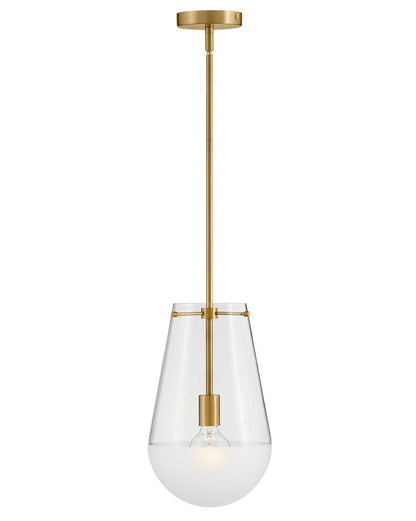 Hinkley Lighting Beck Small Pendant in Lacquered Brass 32087LCB