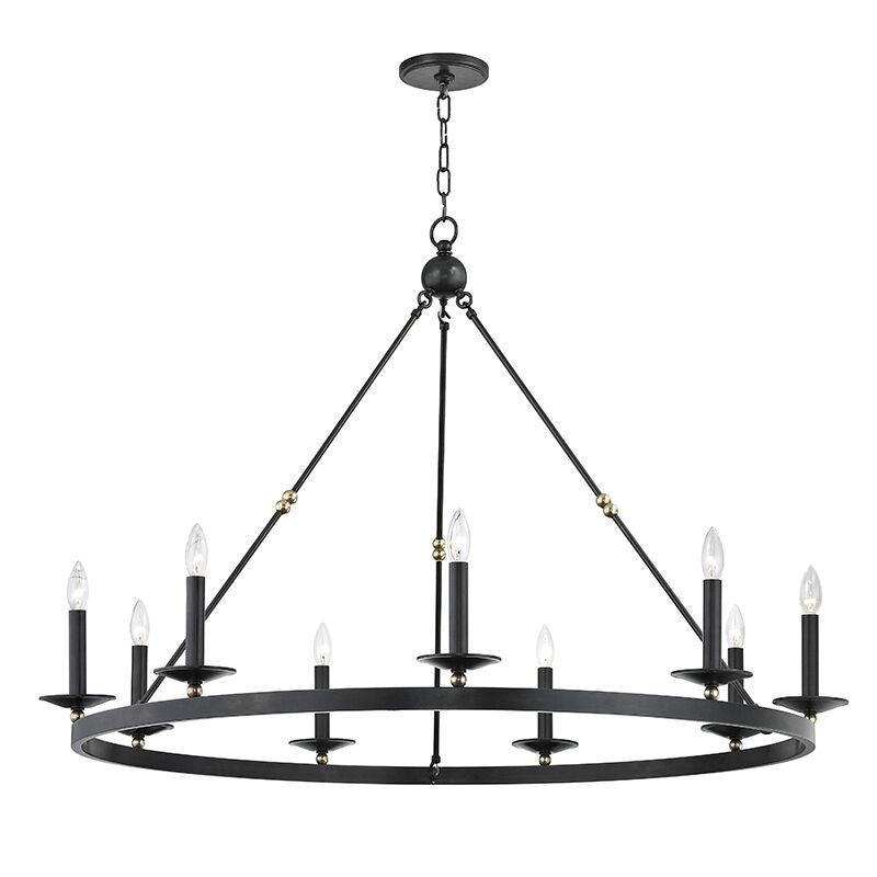 Hudson Valley Lighting Allendale Chandelier in Aged Old Bronze 3209-AOB