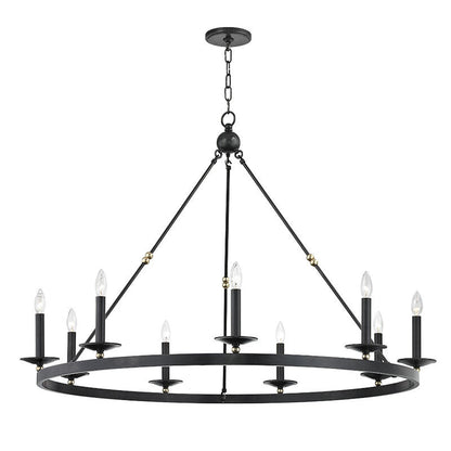 Hudson Valley Lighting Allendale Chandelier in Aged Old Bronze 3209-AOB