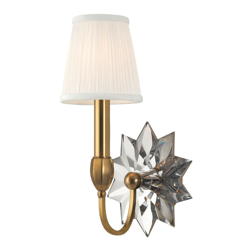 Hudson Valley Lighting Barton Wall Sconce in Aged Brass 3211-AGB