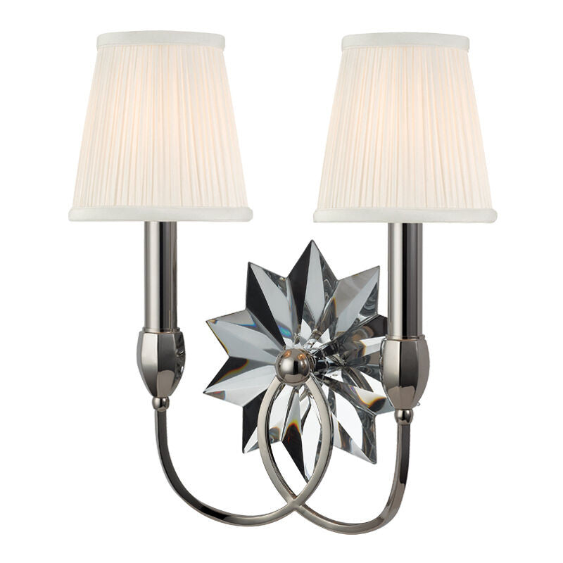 Hudson Valley Lighting Barton Wall Sconce in Polished Nickel 3212-PN