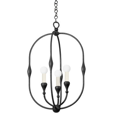 Hudson Valley Lighting Baltic Pendant in Aged Iron 3215-AI